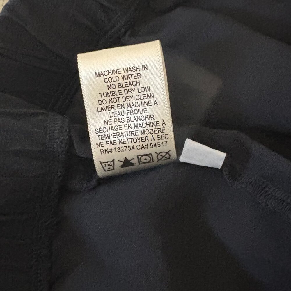 Bella Dahl Fray Hem Tencel Pull-On Elastic Waist Pocket Short Navy Size Medium - Picture 13 of 13